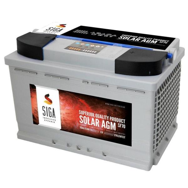 SIGA Solar Battery AGM 70AH 12V